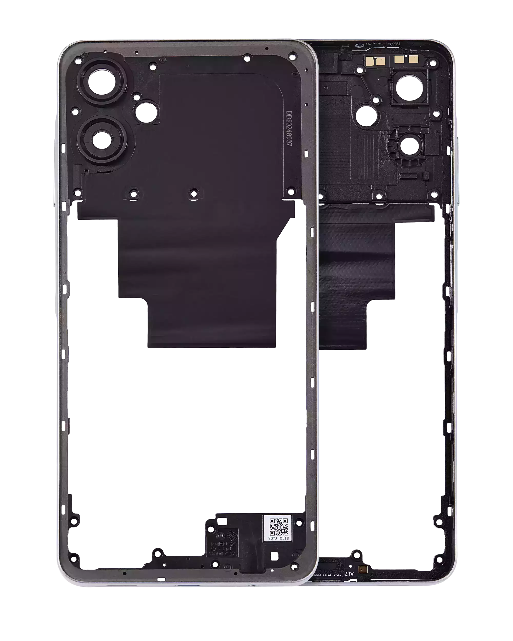 Midframe/Rahmen für Samsung Galaxy A06 (A065 / 2024) (Weiß)