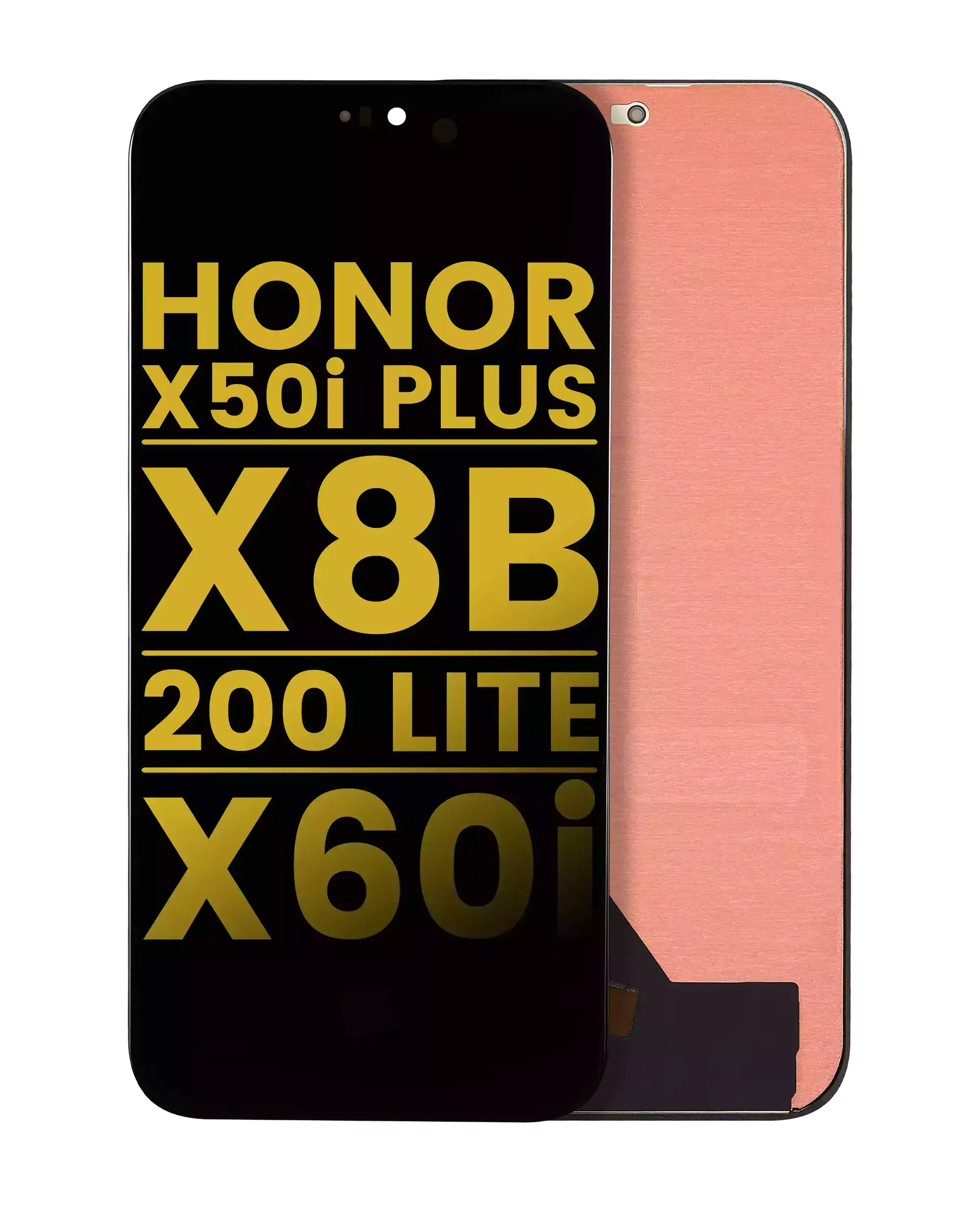 OLED-Display ohne Rahmen für Honor X50i Plus / X8B / 200 lite (Refurbished)