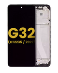 LCD Display with Frame for Motorola Moto G32 (XT2235 / 2022) (Refurbished) (All Colors)