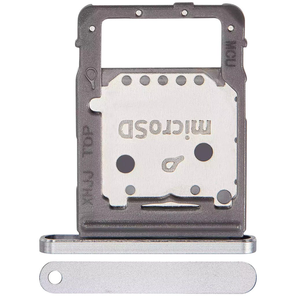 Micro-SD-SIM-Kartenfach für Samsung Galaxy Tab S8/S8+/S8 Ultra Silber