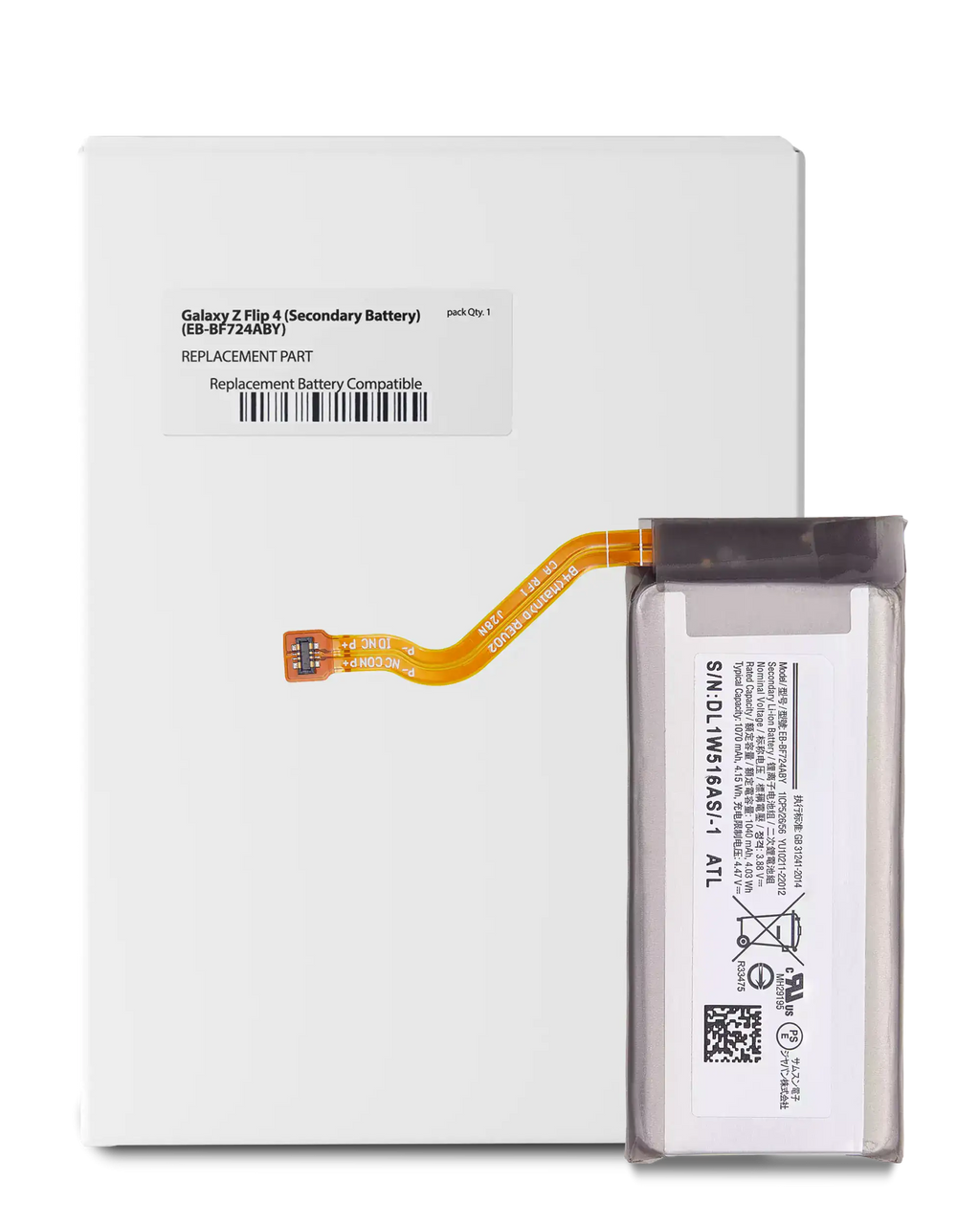 Replacement Battery (Secondary) for Samsung Galaxy Z Flip 4 5G (Service Pack)