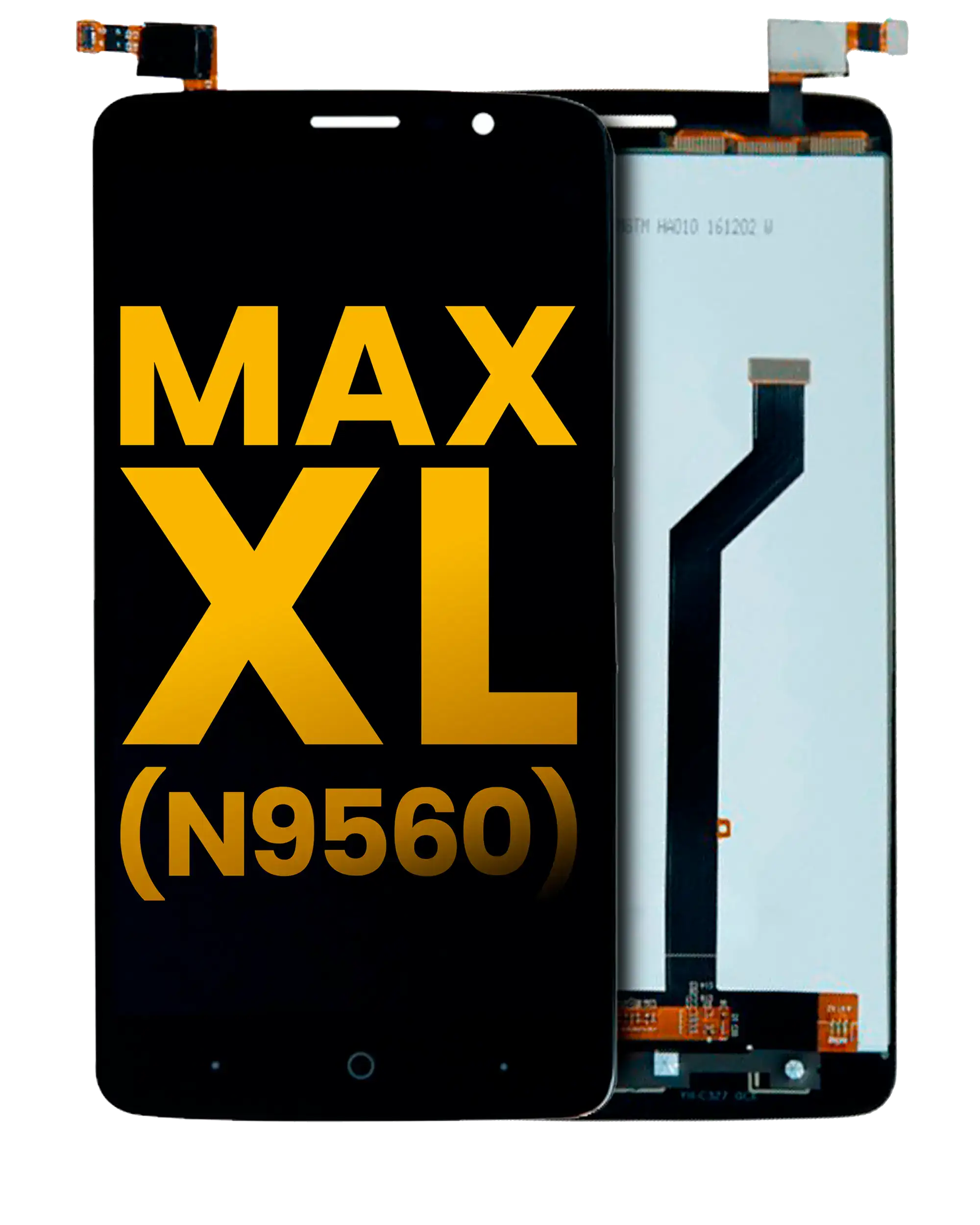 LCD Display without Frame for ZTE Max XL (N9560) (Refurbished) (Black)
