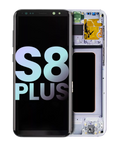 Samsung Galaxy S8+ OLED-Display mit Rahmen (Service Pack) (Grau/Violett)
