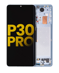 OLED-Display mit Rahmen für Huawei P30 Pro (Refurbished) (Breathing Crystal)