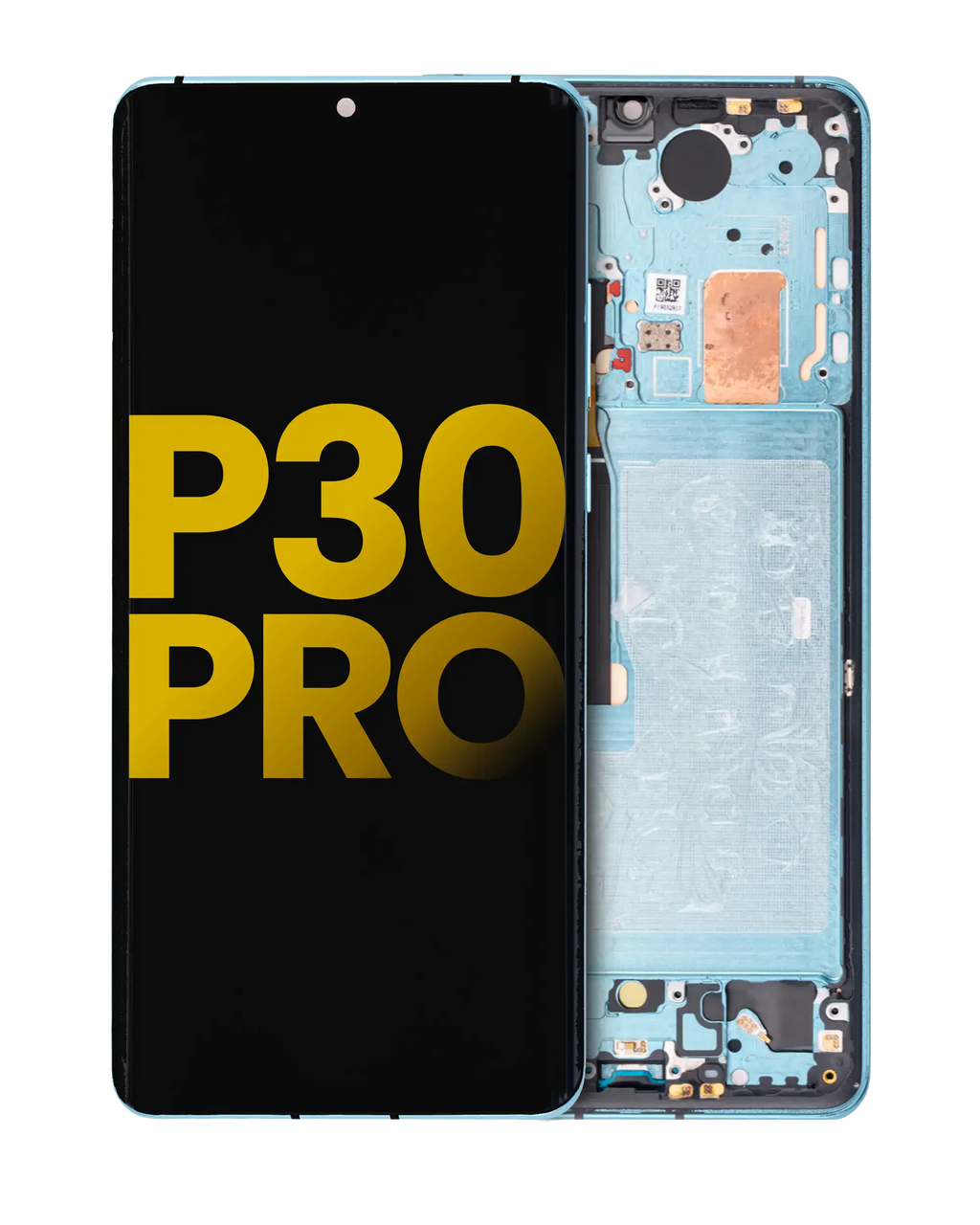 OLED Display with Frame for Huawei P30 Pro (Refurbished) (Aurora)
