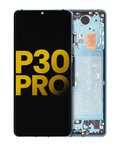 OLED-Display mit Rahmen für Huawei P30 Pro (Refurbished) (Aurora)