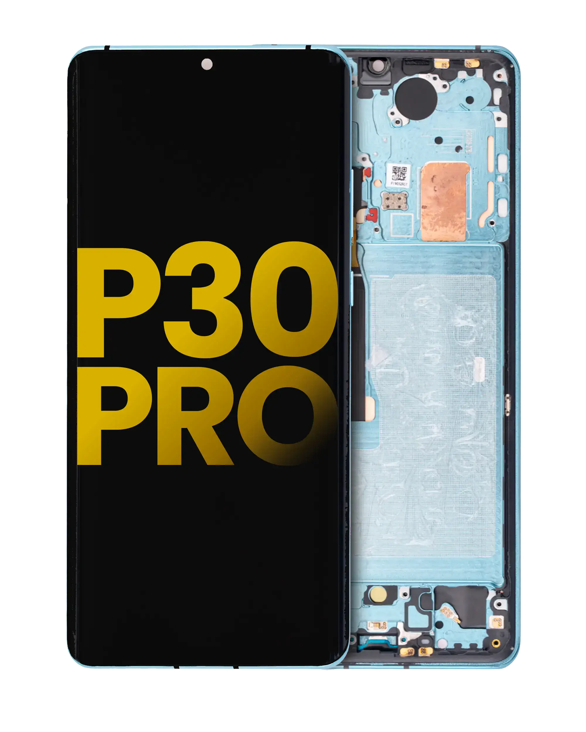 OLED Display with Frame for Huawei P30 Pro (Refurbished) (Aurora)