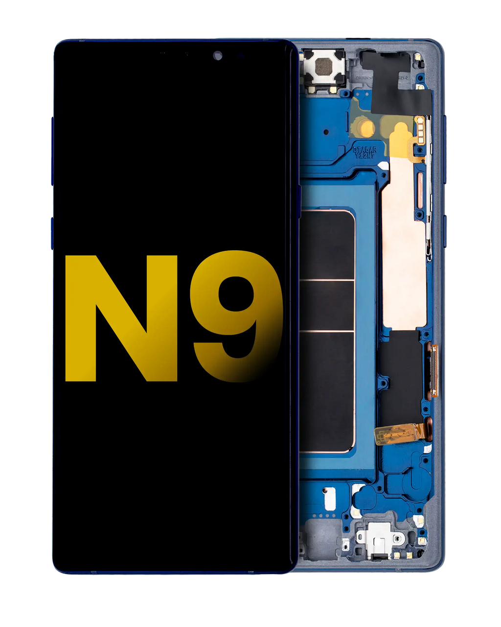 OLED-Display mit Rahmen für Samsung Galaxy Note 9 (Refurbished) (Ocean Blue)