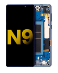 OLED-Display mit Rahmen für Samsung Galaxy Note 9 (Refurbished) (Ocean Blue)