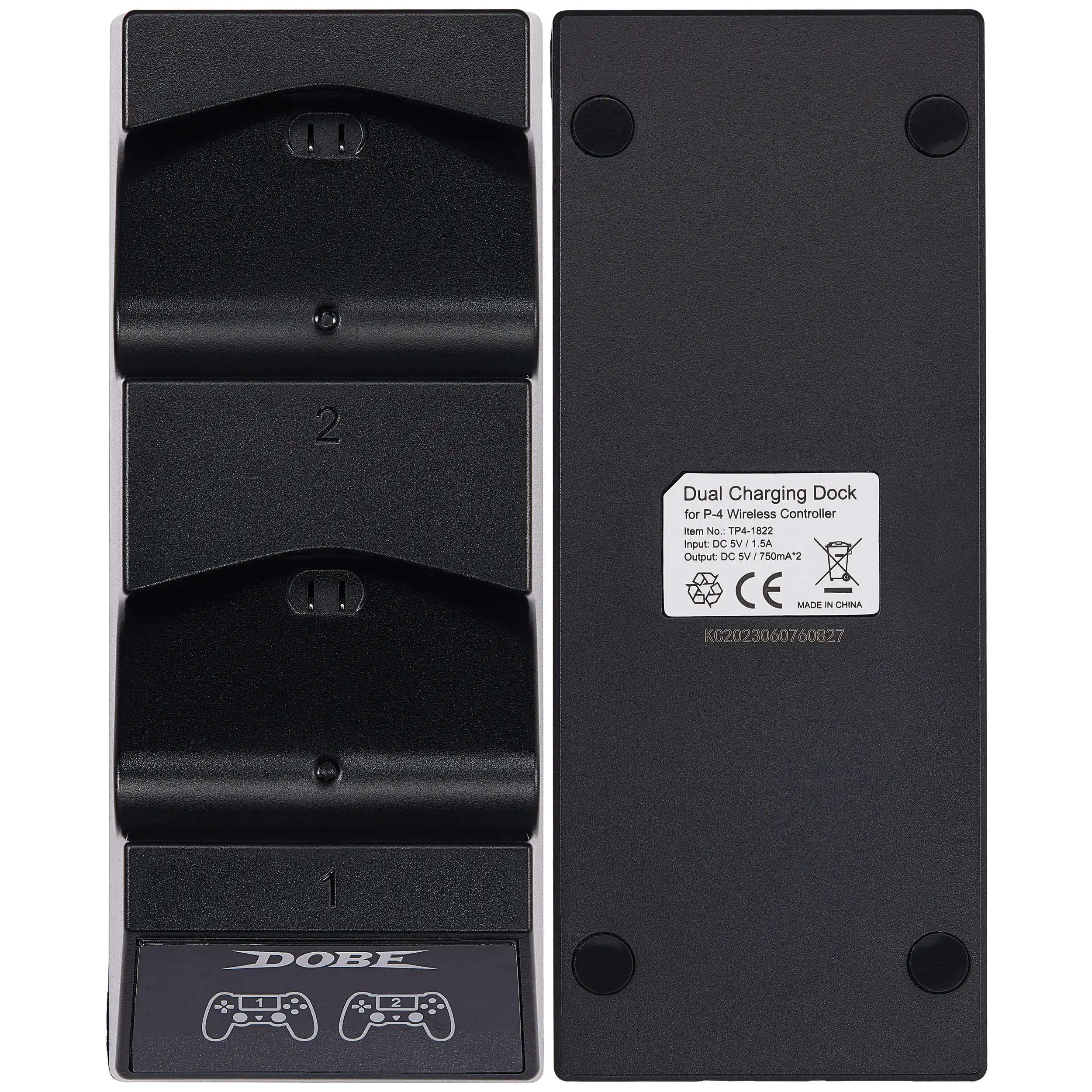 Dual Charging Station for Wireless Controllers – PlayStation 4 / Slim / Pro (DOBE)