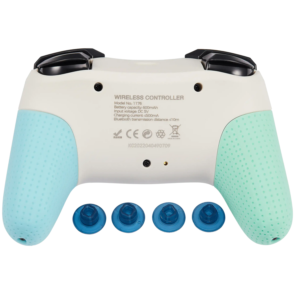 Drahtloser Dual-Motor Bluetooth-Controller für Nintendo Switch (Blau/Grün) DOBE