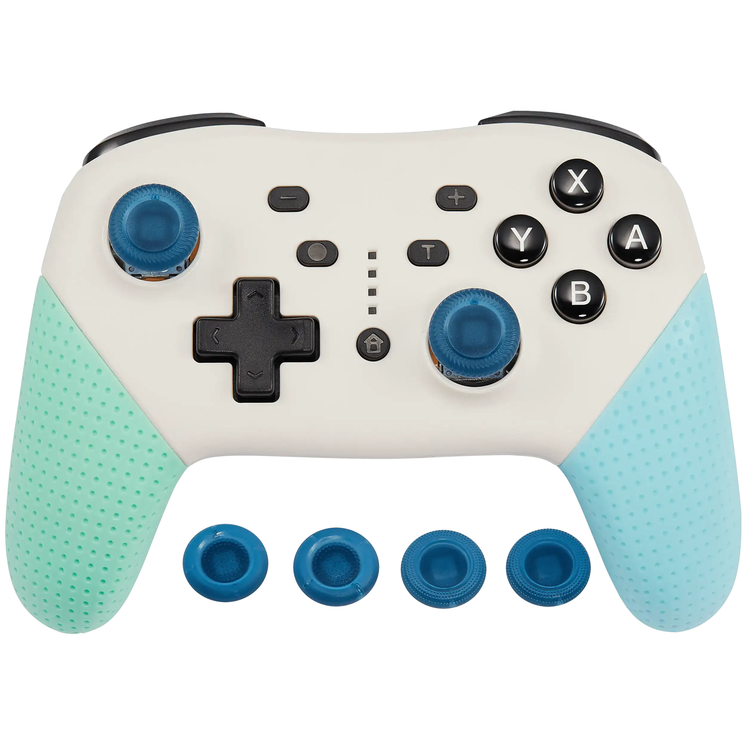 Drahtloser Dual-Motor Bluetooth-Controller für Nintendo Switch (Blau/Grün) DOBE