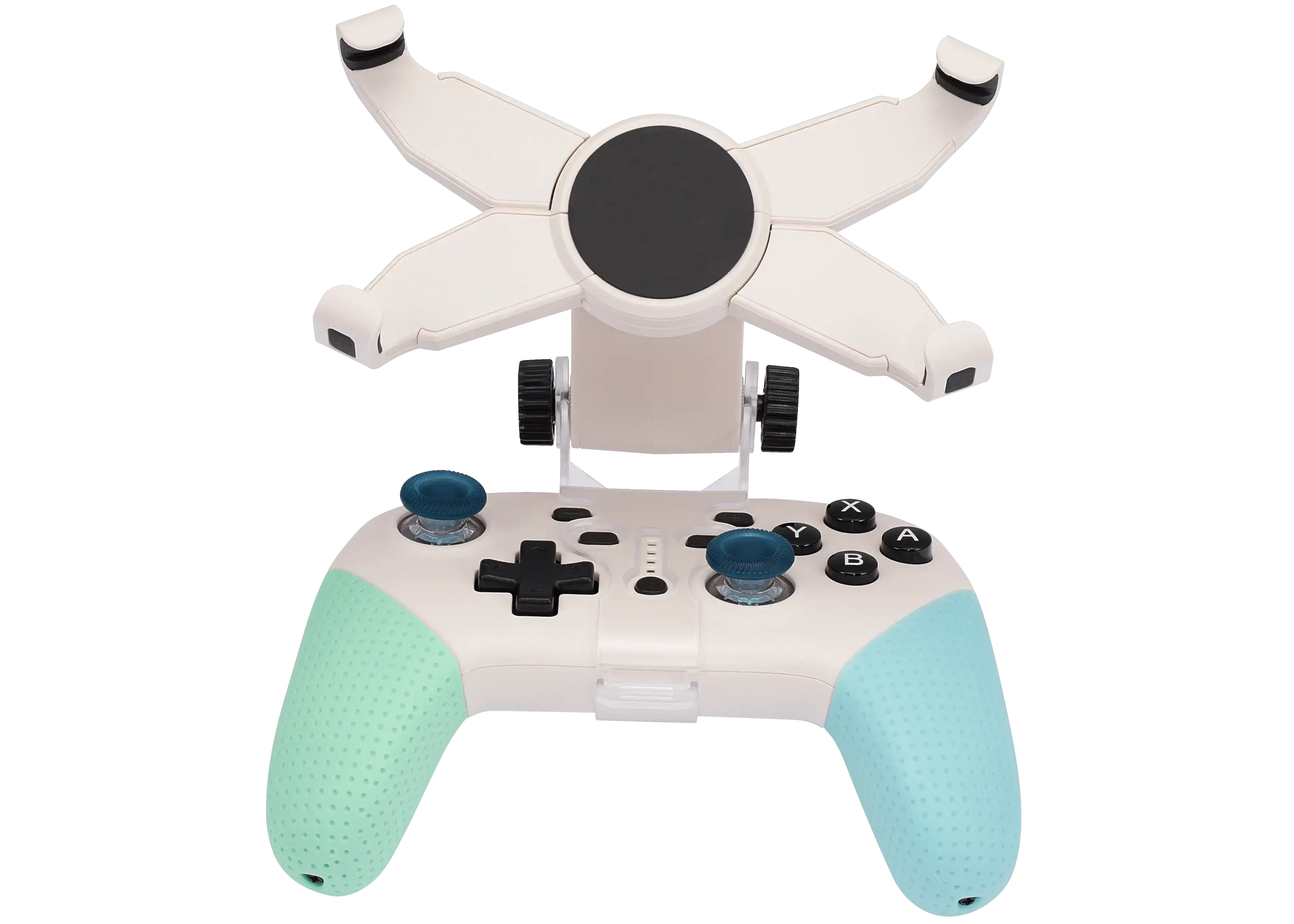 Drahtloser Dual-Motor Bluetooth-Controller für Nintendo Switch (Blau/Grün) DOBE