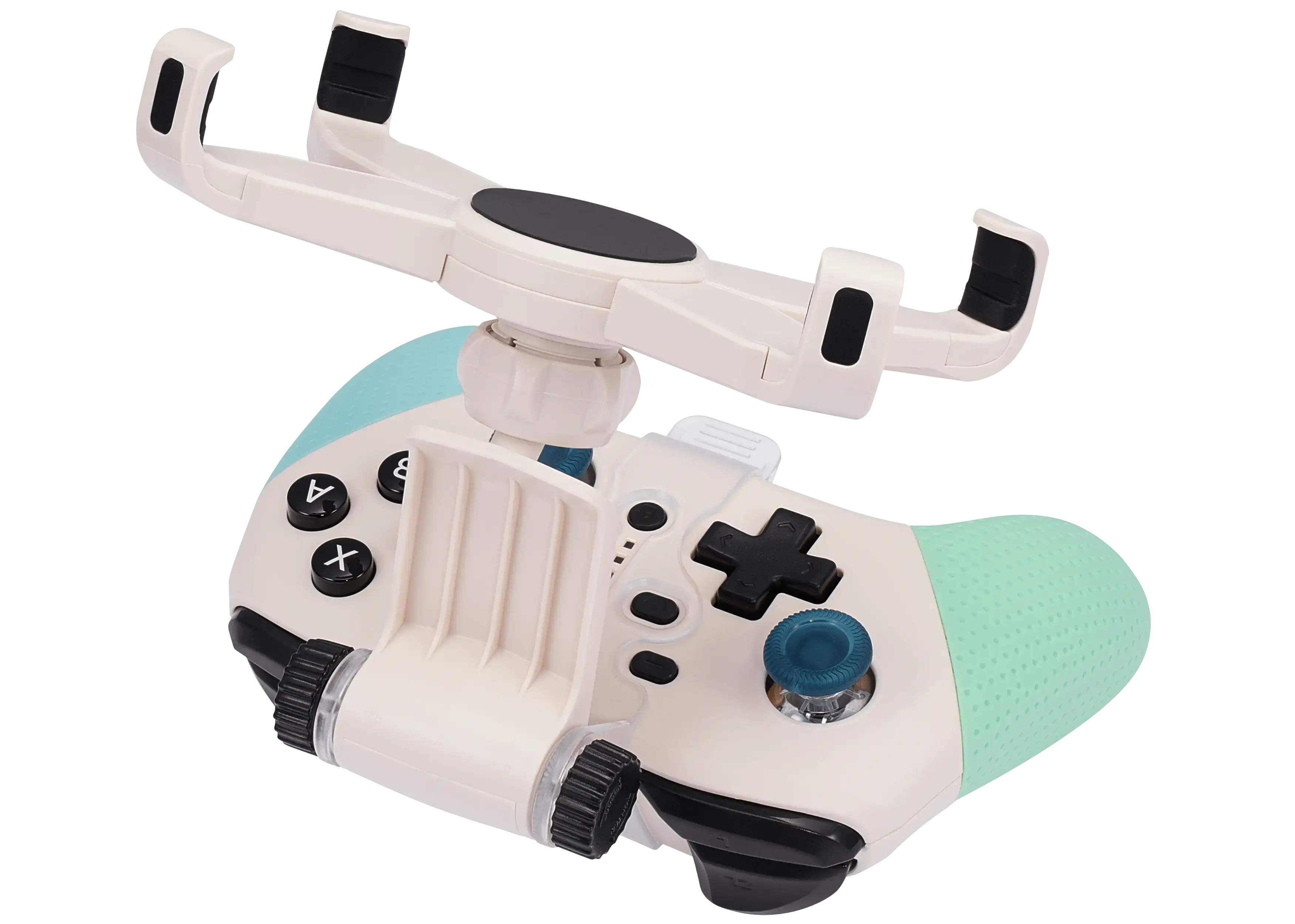 Drahtloser Dual-Motor Bluetooth-Controller für Nintendo Switch (Blau/Grün) DOBE