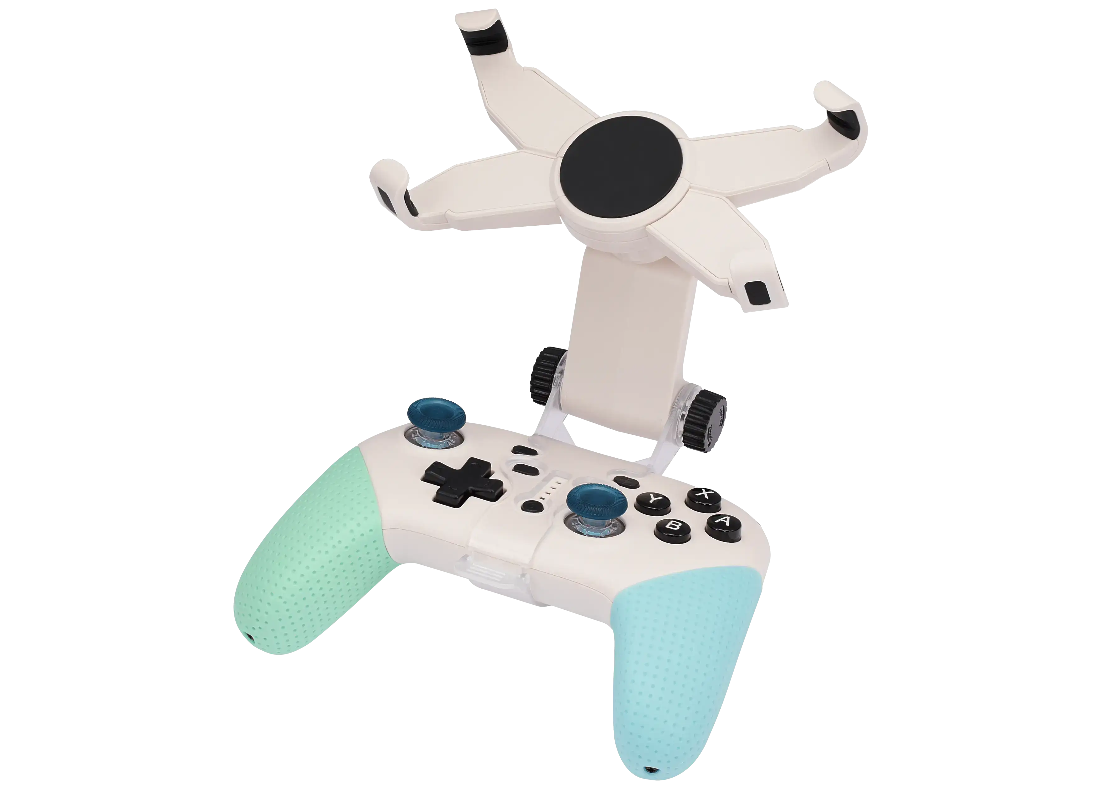 Drahtloser Dual-Motor Bluetooth-Controller für Nintendo Switch (Blau/Grün) DOBE