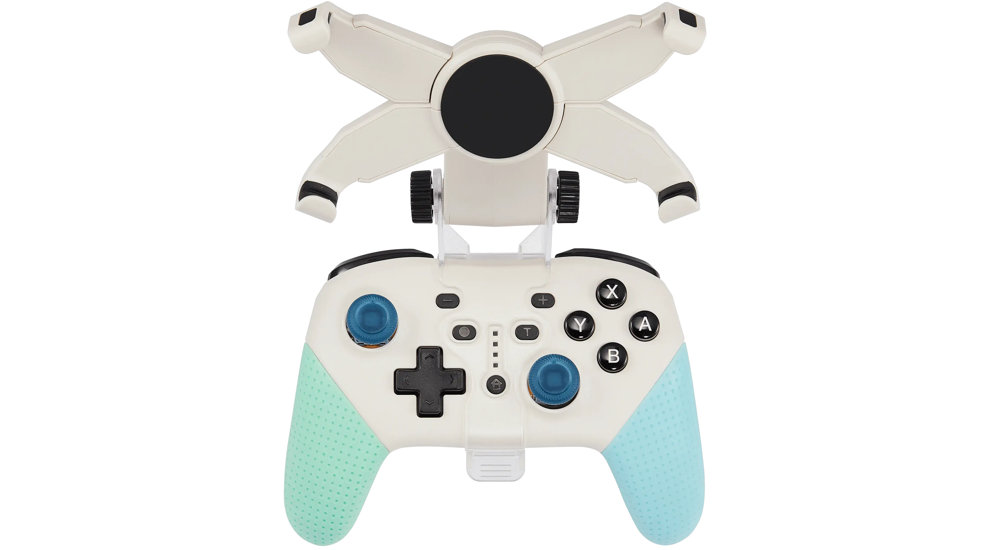 Drahtloser Dual-Motor Bluetooth-Controller für Nintendo Switch (Blau/Grün) DOBE