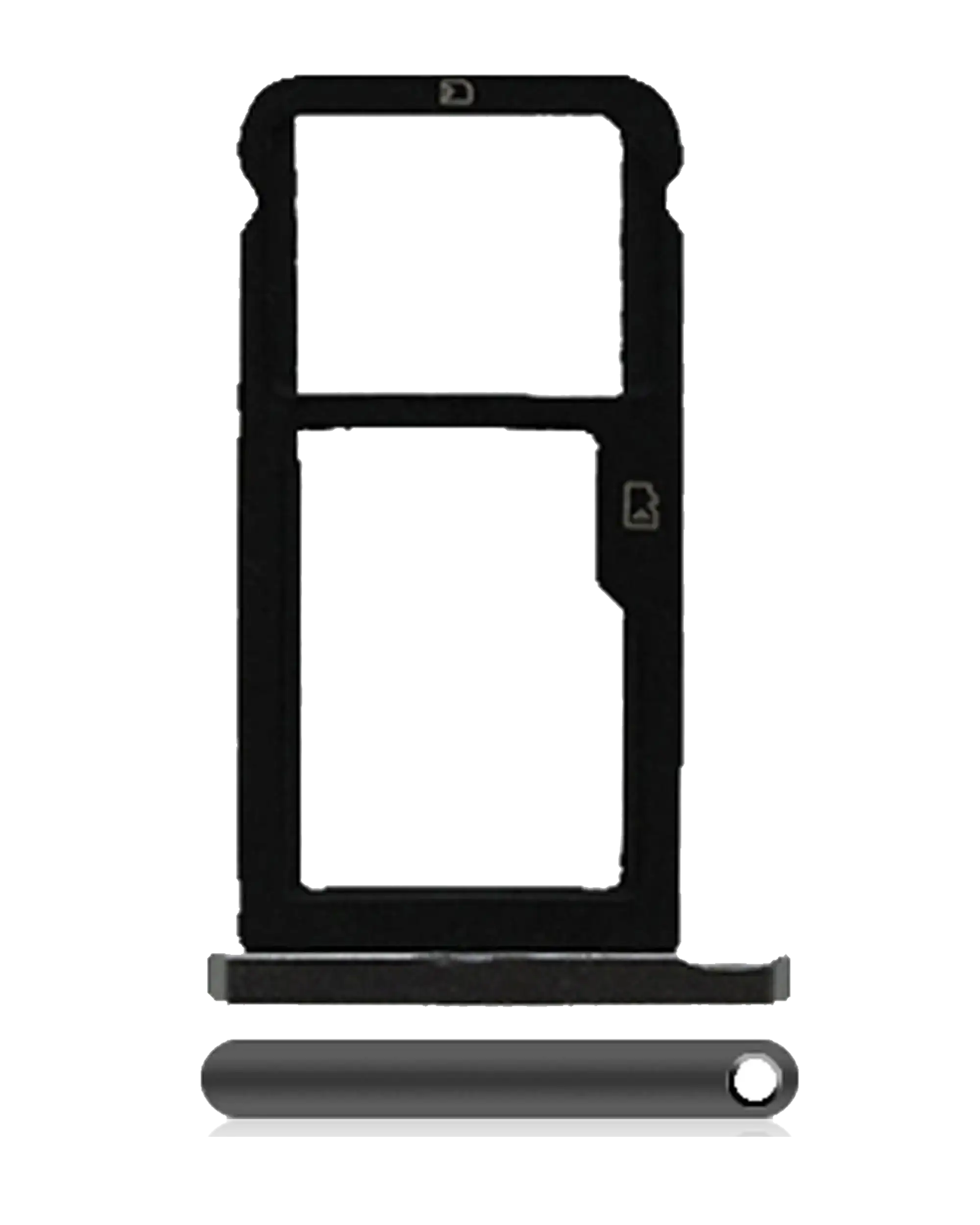 SIM Card Tray for ZTE ZMax Pro (Z981) (Black)