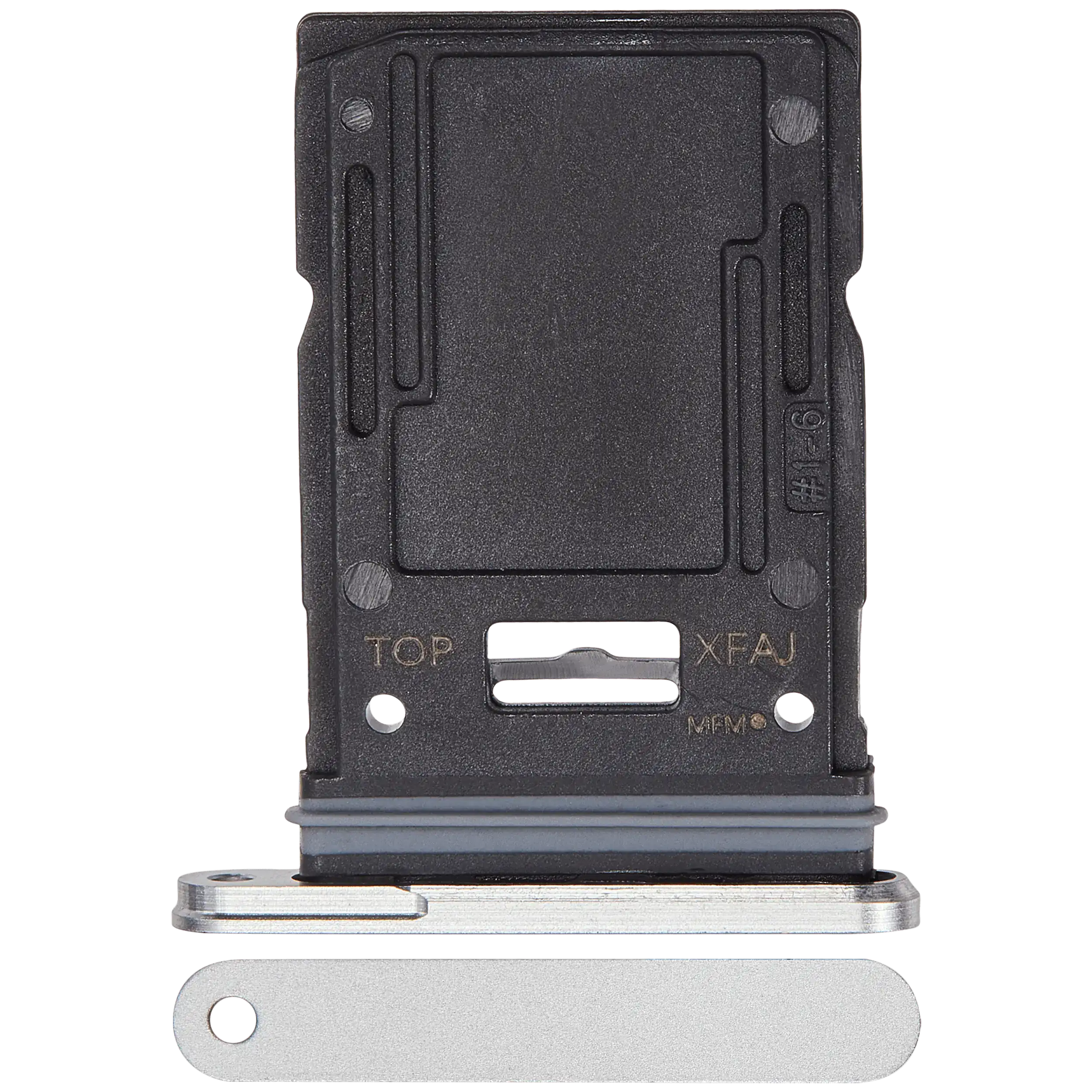 Micro SD SIM Card Tray for Samsung Galaxy Tab S9 FE Plus (X610) (WiFi Only) (2023) (Silver)