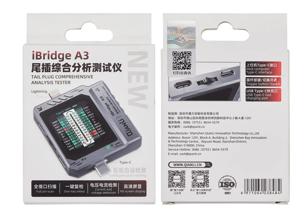 iBridge A3 Lightning Port Diagnostic Tester (Qianli)