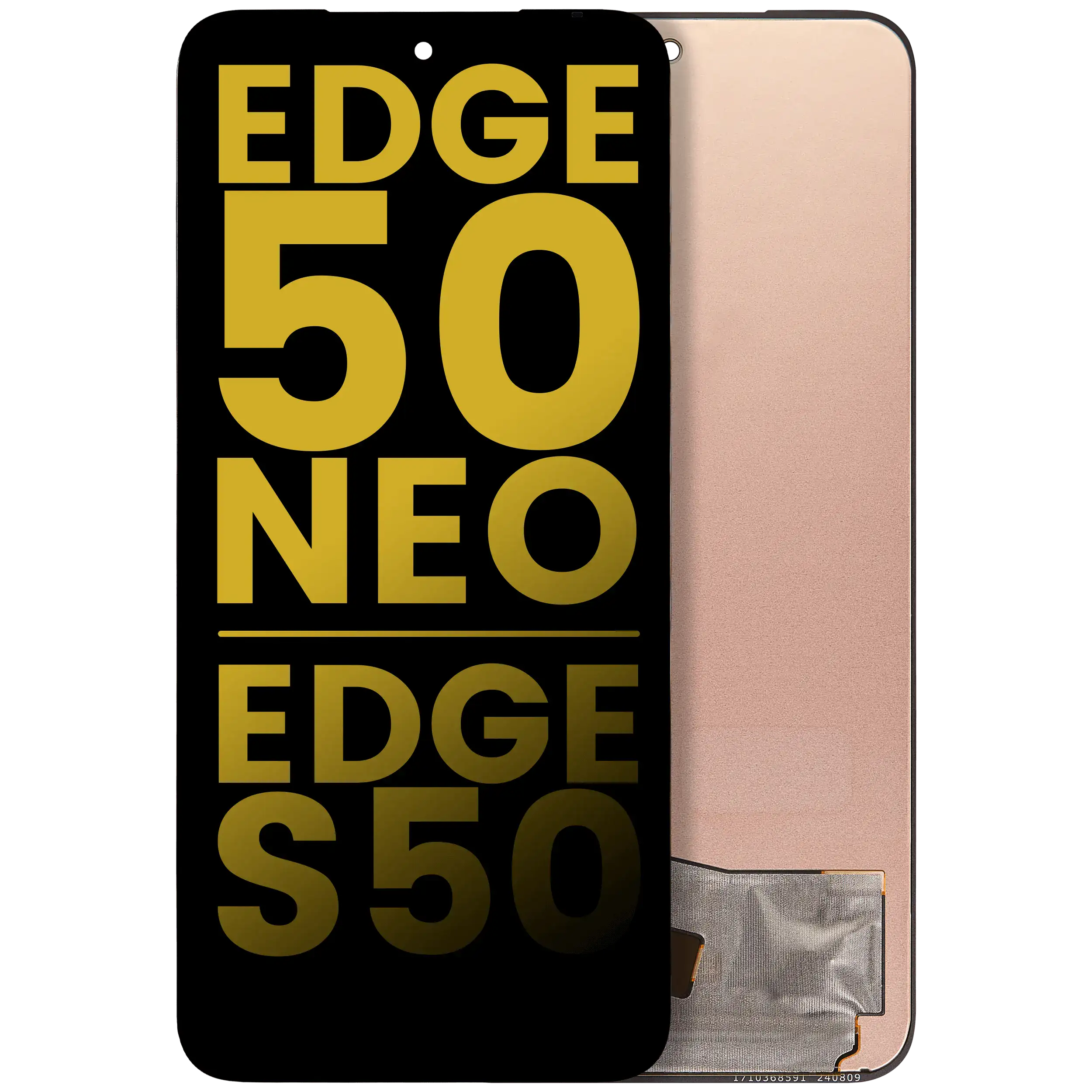 OLED-Display ohne Rahmen für Motorola Edge 50 Neo/S50 (Generalüberholt)
