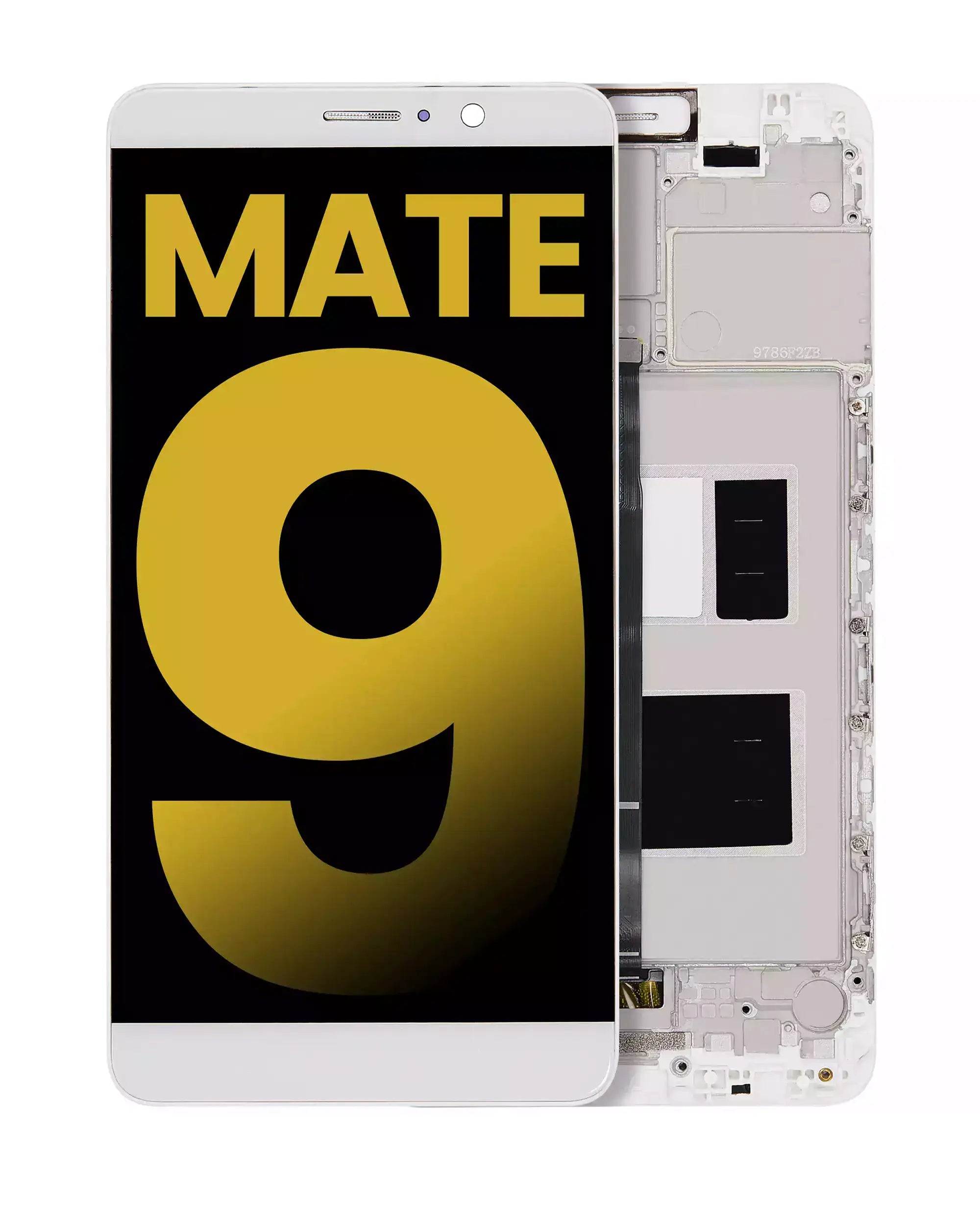 LCD Display with Frame for Huawei Mate 9 (Refurbished) (White)