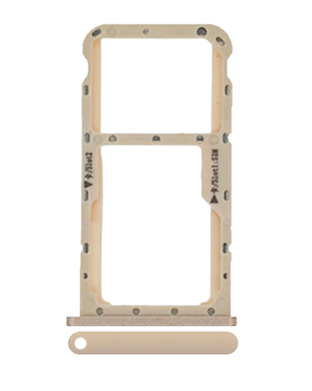 SIM-Kartenhalter für Huawei Mate 10 Lite (Gold)