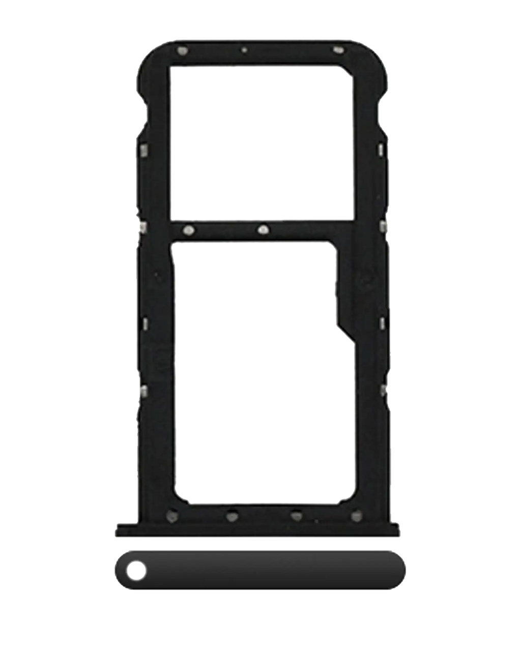 SIM-Kartenfach für Huawei Mate 10 Lite (Schwarz)