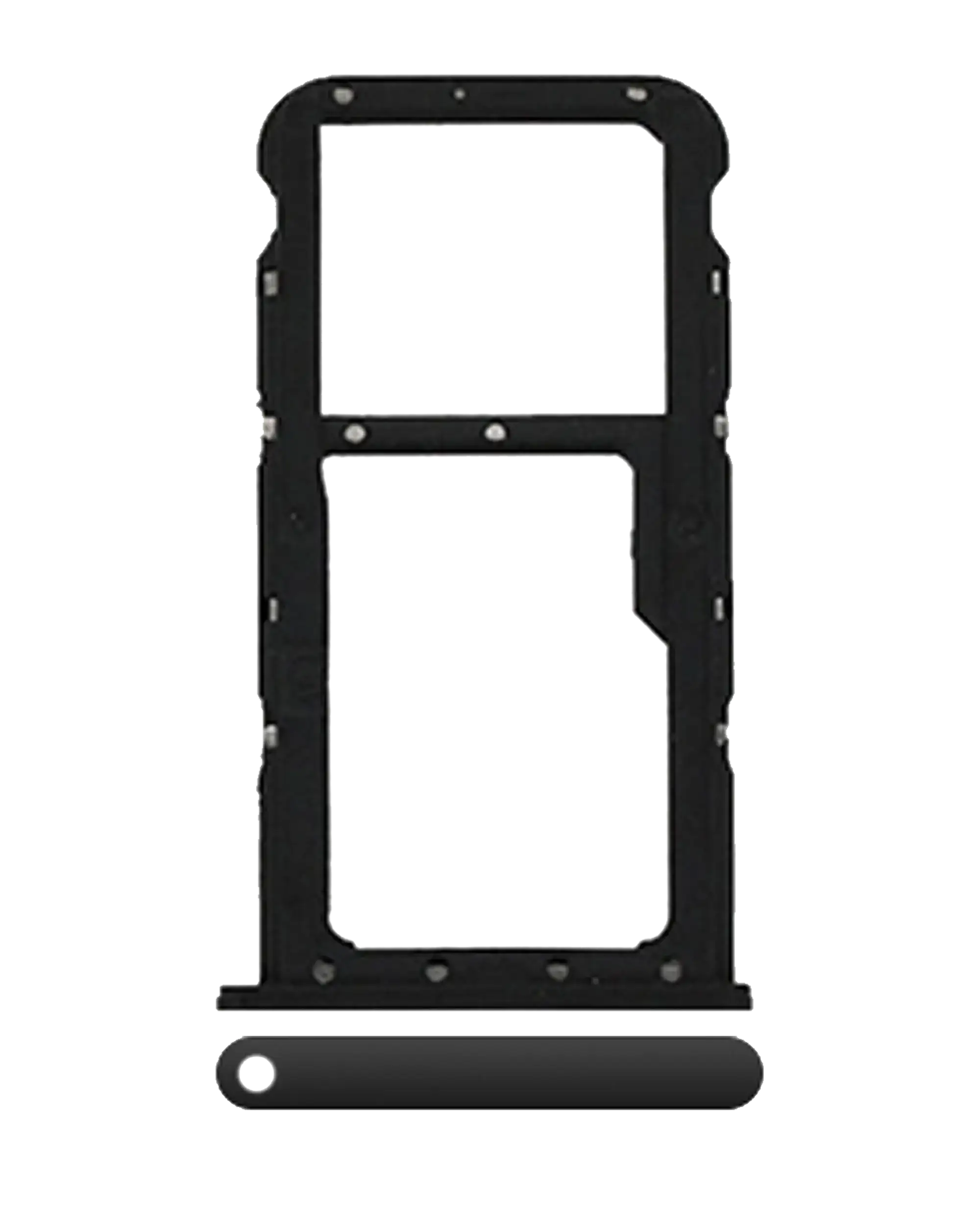 SIM-Kartenfach für Huawei Mate 10 Lite (Schwarz)