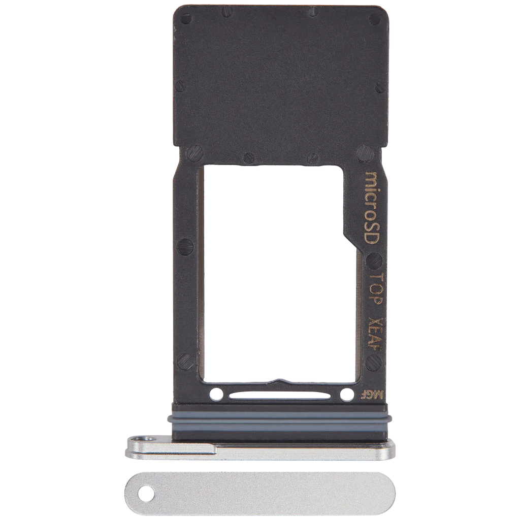 Micro-SD-SIM-Kartenfach für Samsung Galaxy Tab S9 FE Silber
