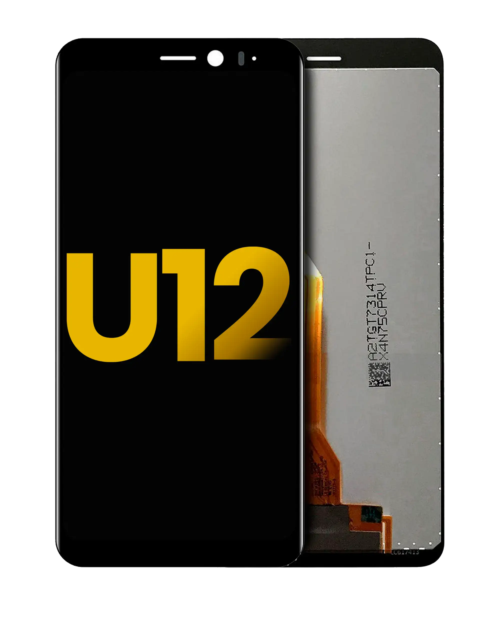 LCD-Display ohne Rahmen für HTC U12 (Refurbished) (Schwarz)