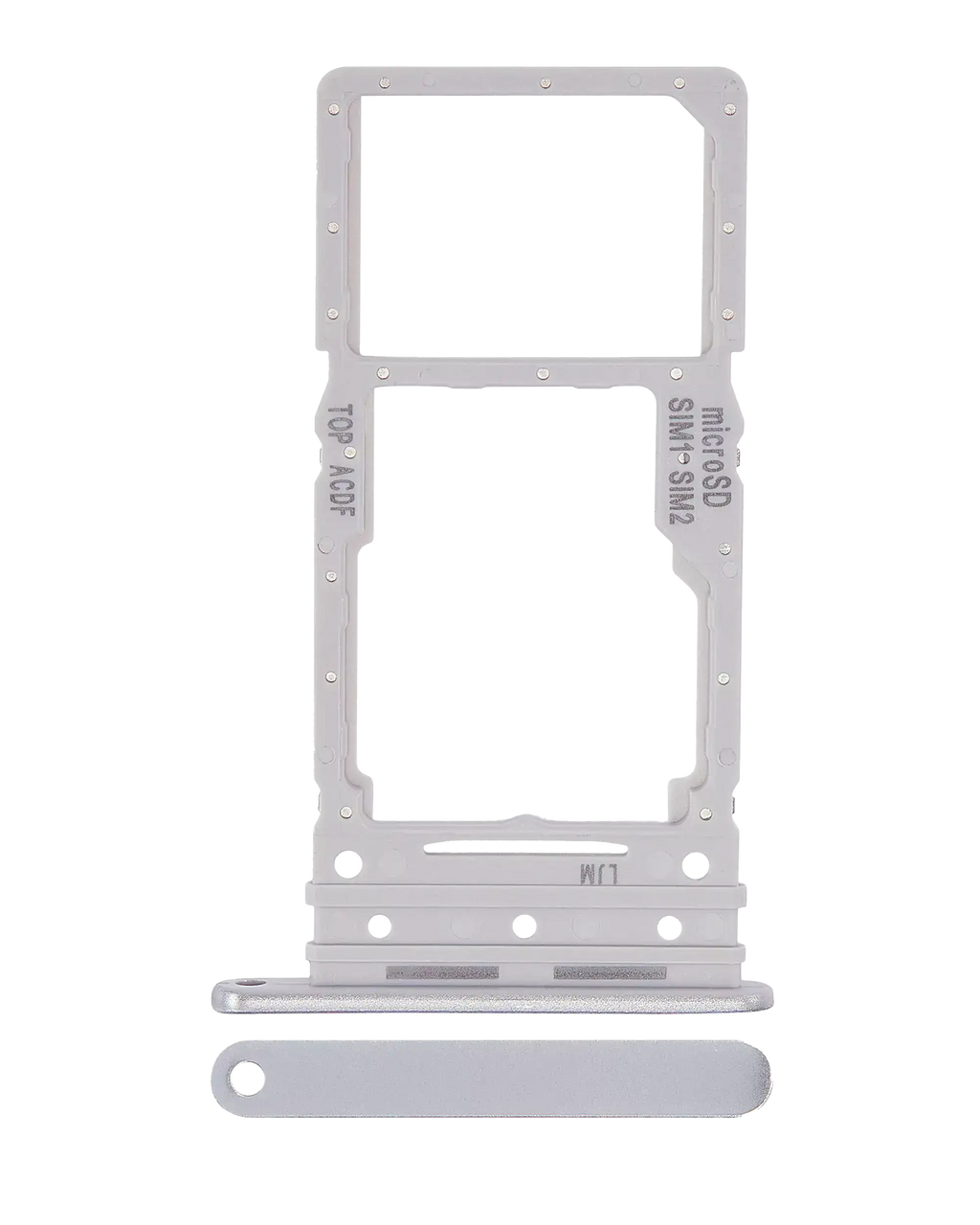 Dual SIM Card Tray for Samsung Galaxy A34 (A346 / 2023) (Silver)