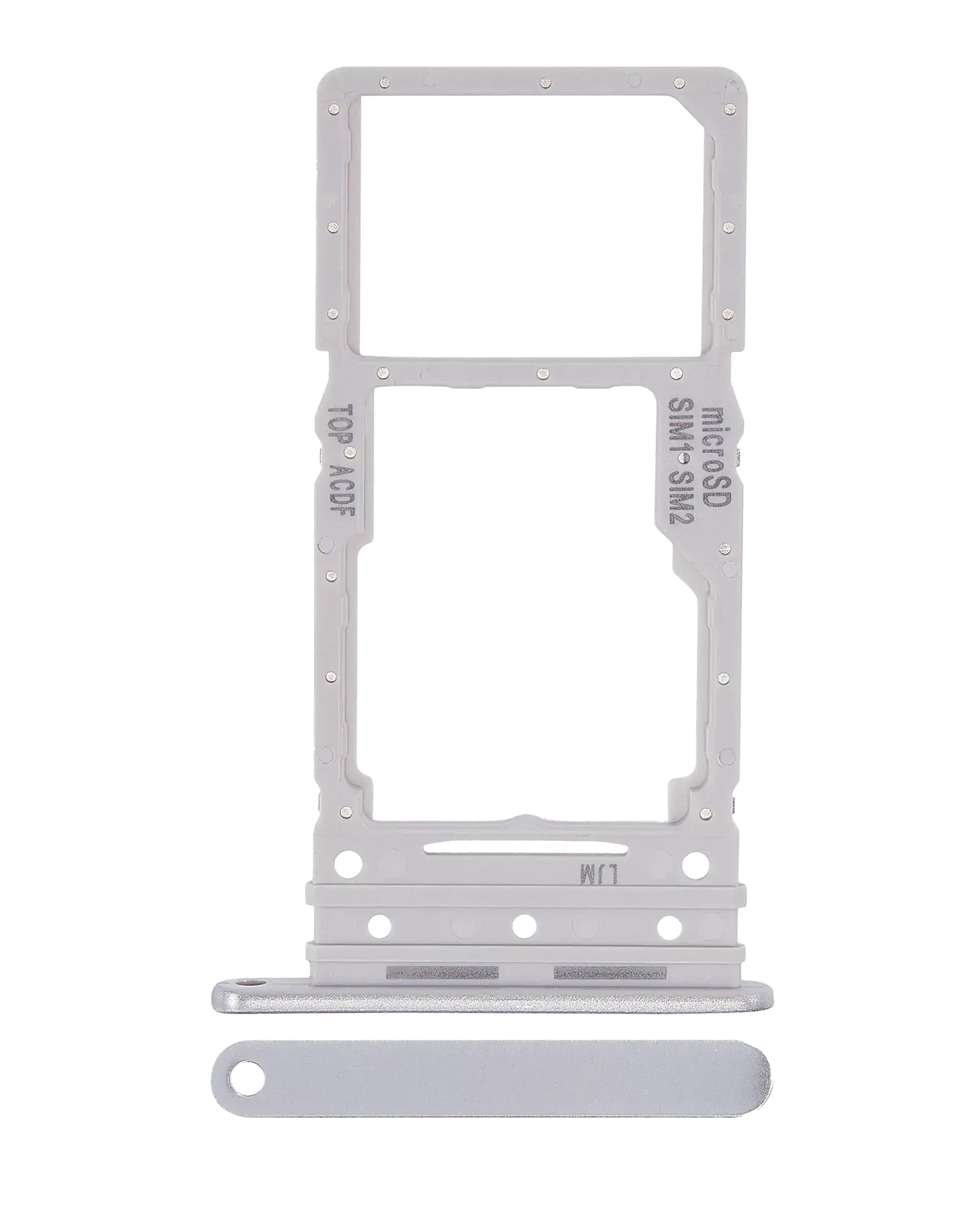 Dual SIM Card Tray for Samsung Galaxy A34 (A346 / 2023) (Silver)