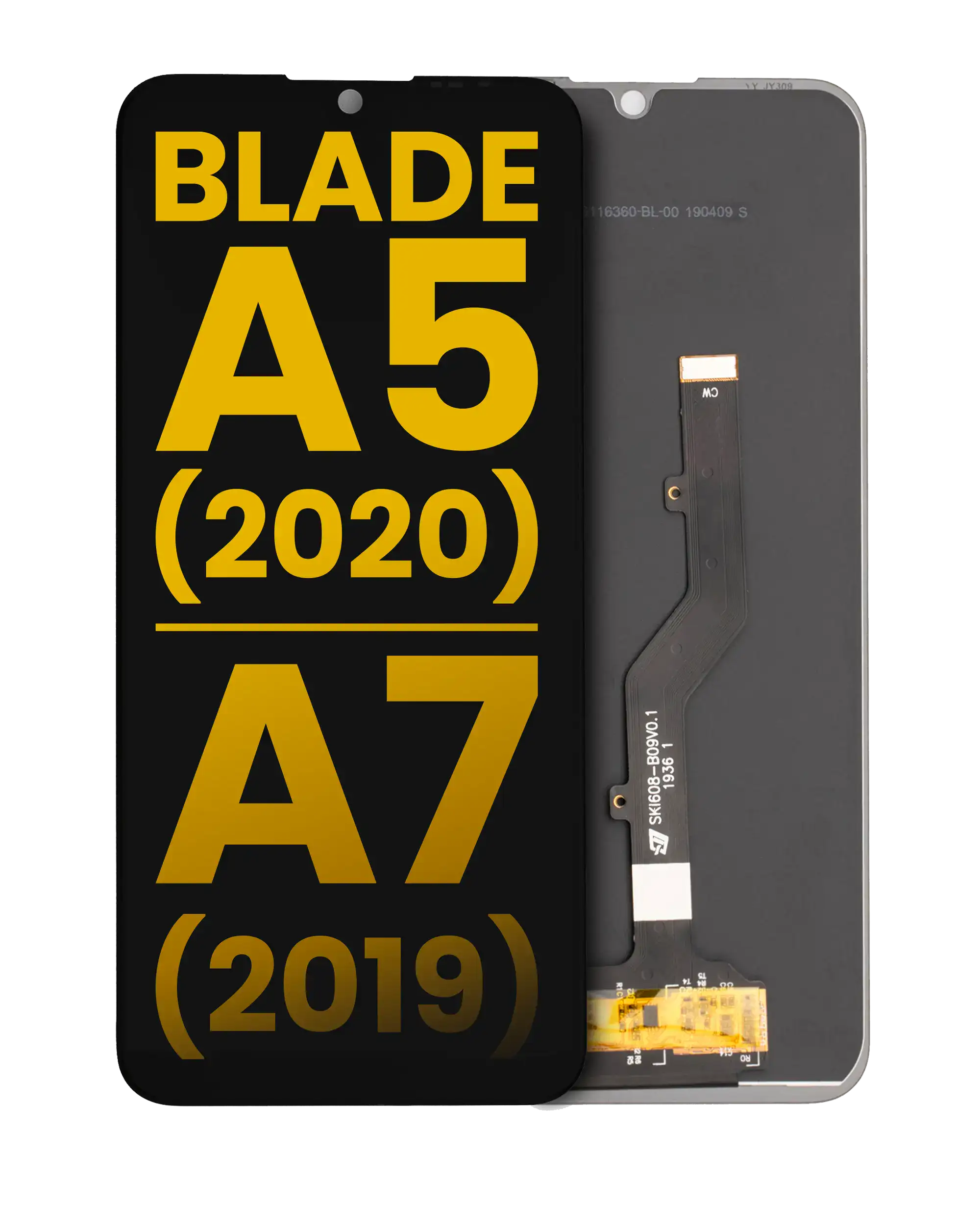 LCD Display No Frame for ZTE Blade A5 (2020) / A7 (2019) (Refurbished) (All Colours)