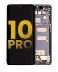 OLED Display with Frame for TCL 10 Pro (Refurbished) (Grey)
