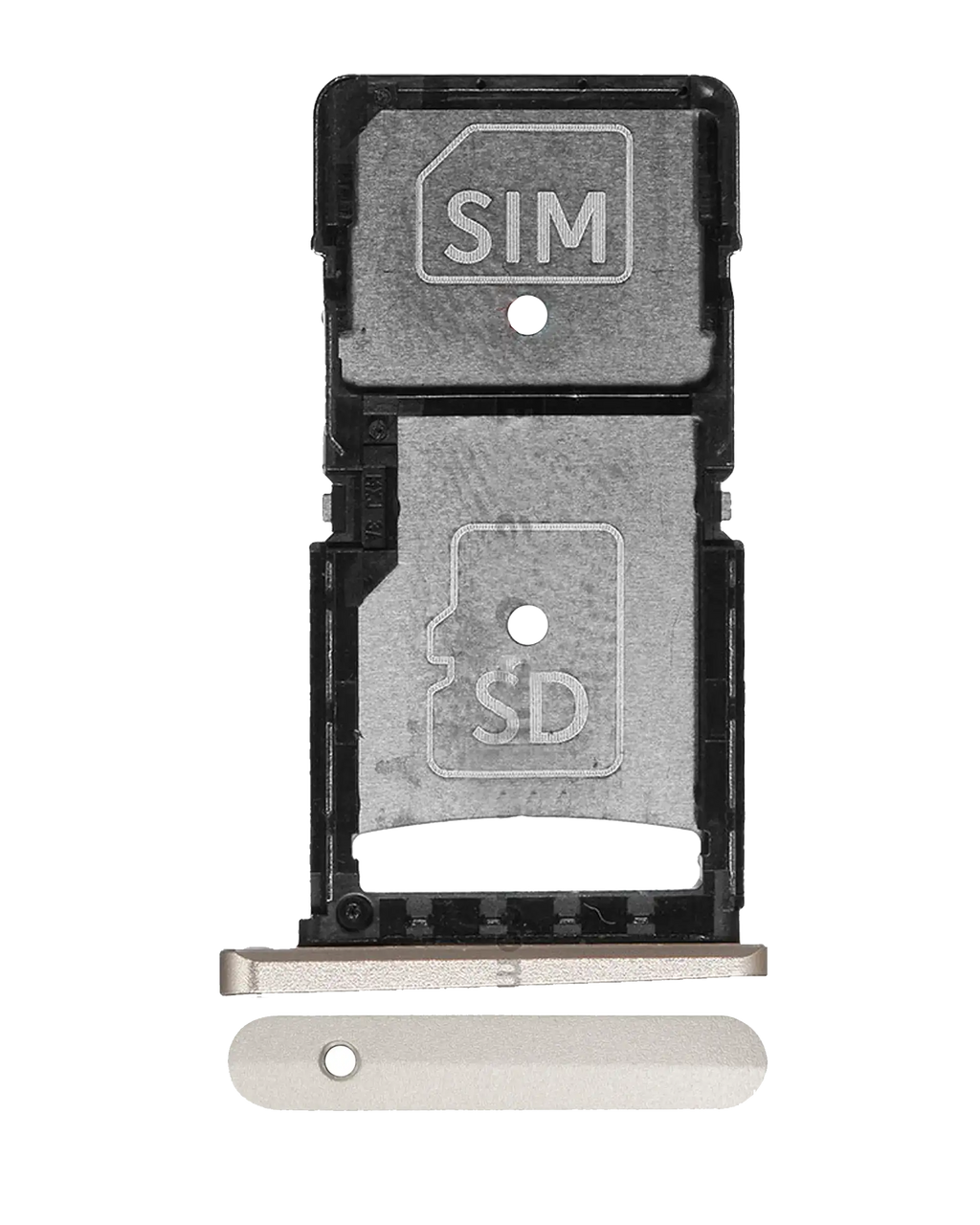 SIM-Kartenfach für Motorola Droid Turbo 2 (XT1585/XT1580/XT1581/2015) - Gold