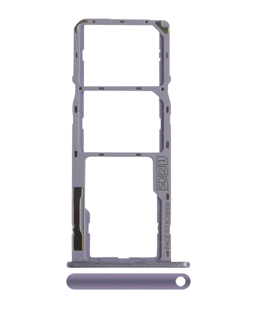 Dual-SIM-Kartenfach für Motorola Moto G7 Power (XT1955 / 2019) – Iced Violet