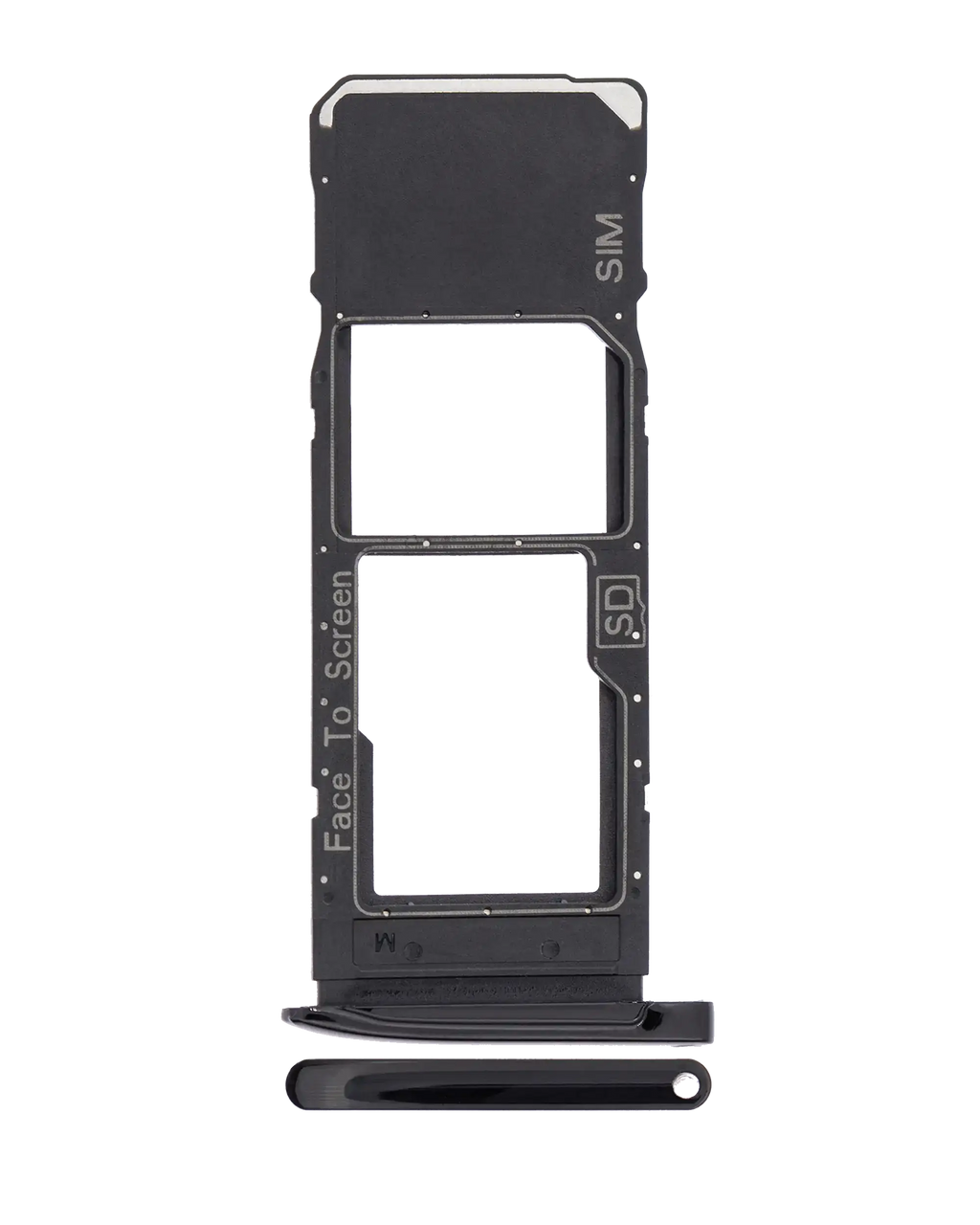Single SIM Card Tray for Motorola Moto G7 (XT1962/2019) / G7 Plus (XT1965-2/2019) (Black)