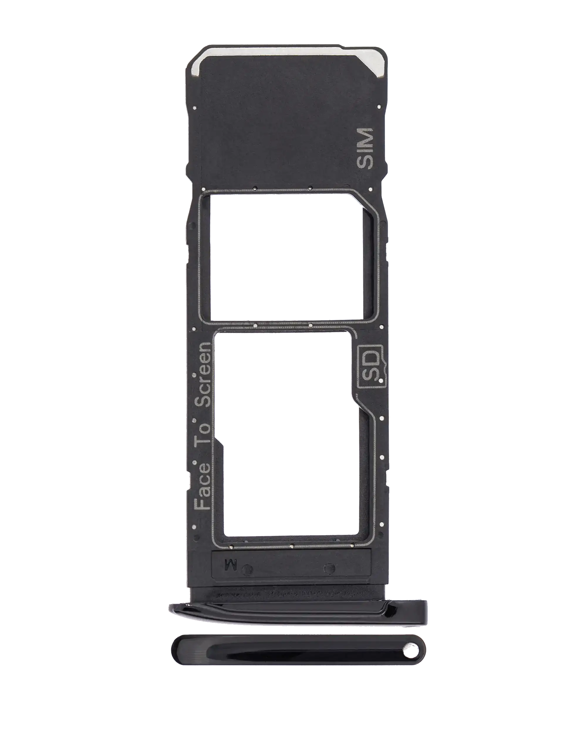 Single SIM Card Tray for Motorola Moto G7 (XT1962/2019) / G7 Plus (XT1965-2/2019) (Black)