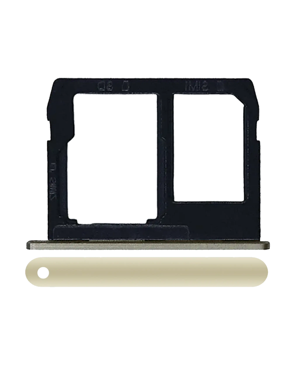 SIM-Kartenfach für Motorola Moto G5S Plus, Gold, Dual-SIM