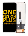 LCD-Display ohne Rahmen für Motorola One Fusion Plus Refurbished Weiß