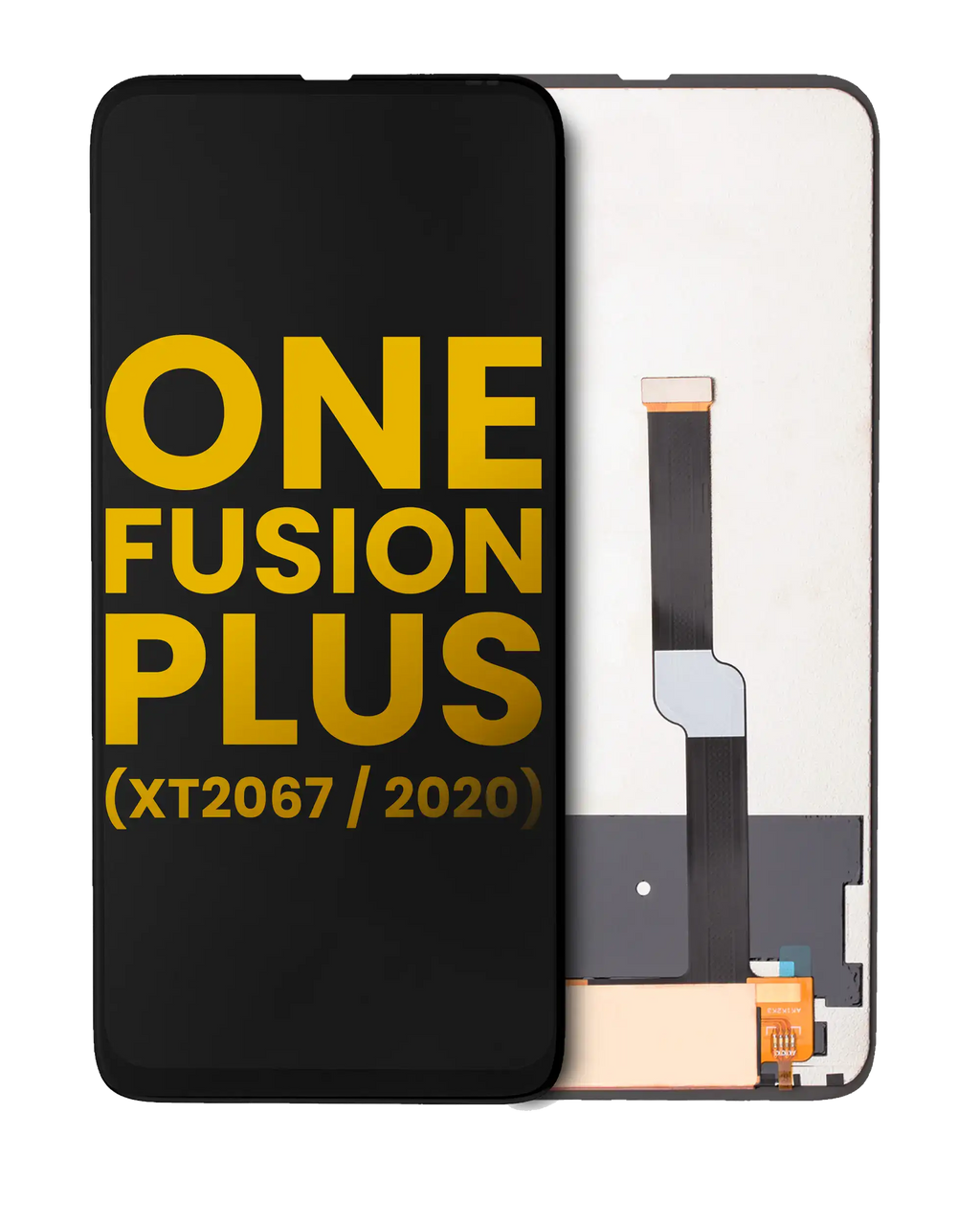 LCD Display No-Frame for Motorola One Fusion Plus (XT2067 / 2020) (Refurbished) (Black)