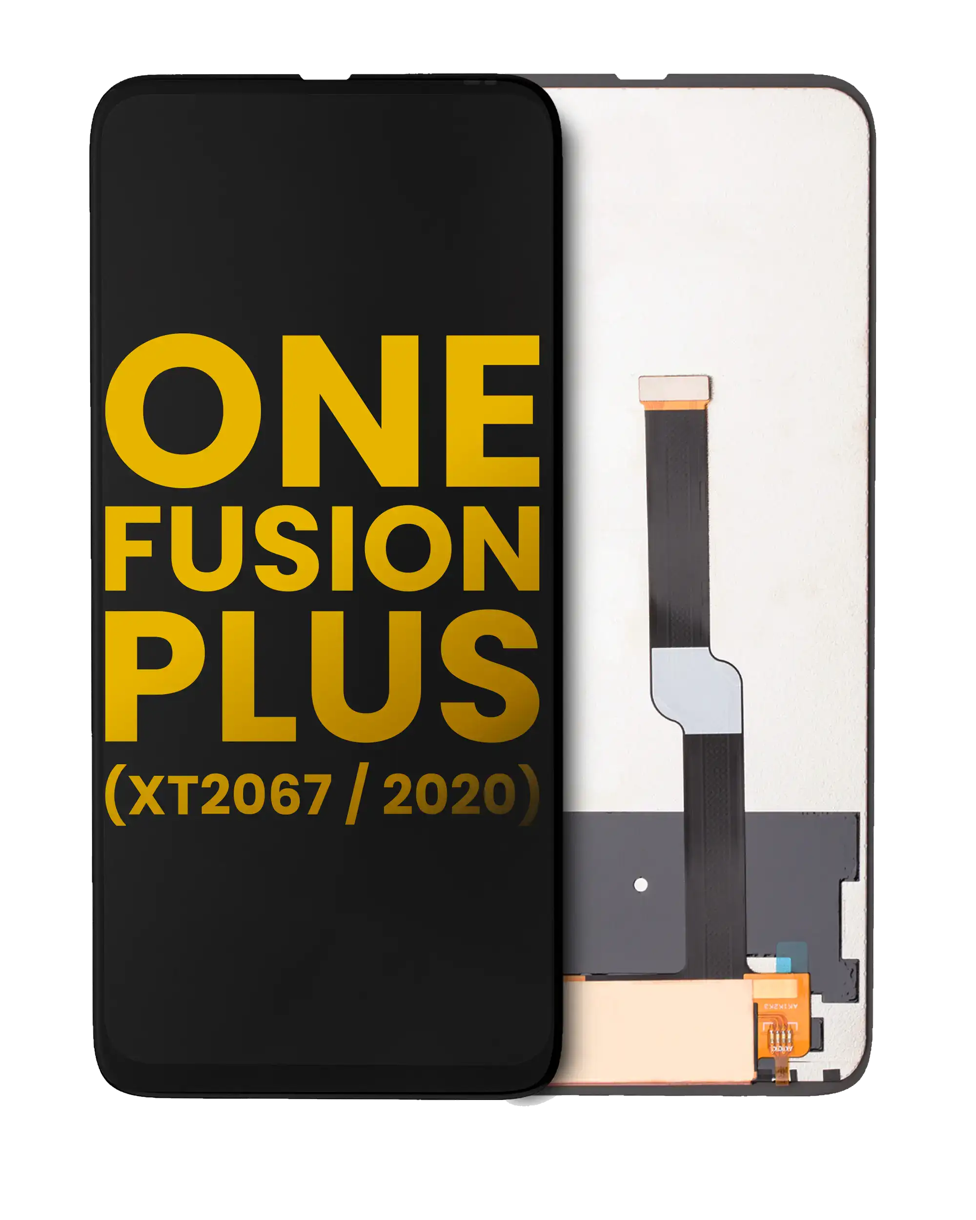 LCD Display No-Frame for Motorola One Fusion Plus (XT2067 / 2020) (Refurbished) (Black)