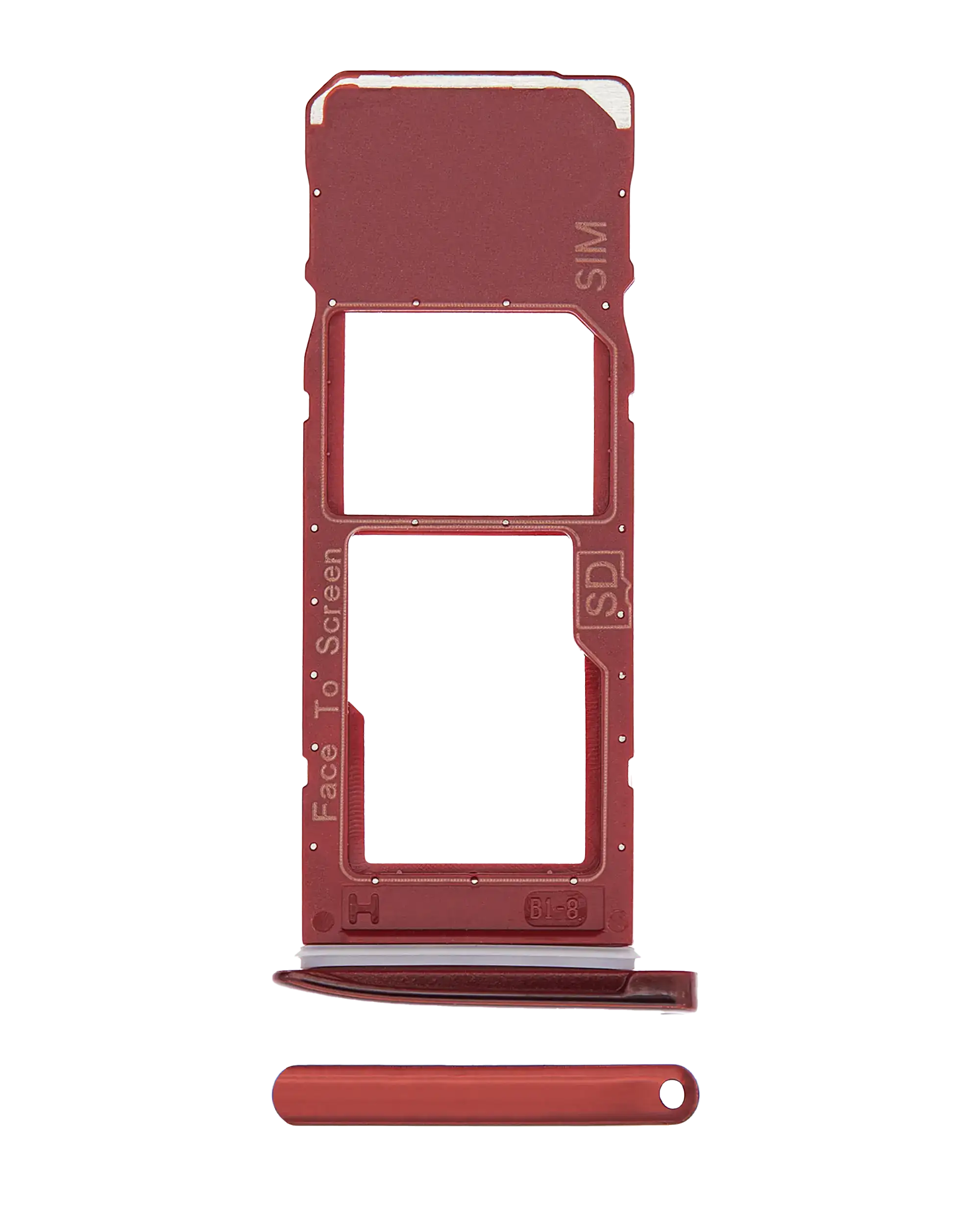 Single SIM Card Tray for Motorola Moto G7 (XT1962/2019) / Moto G7 Plus (XT1965/2019) (Viva Red)