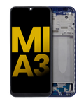 OLED-Display mit Rahmen für Xiaomi Mi A3 (Refurbished, Blau)