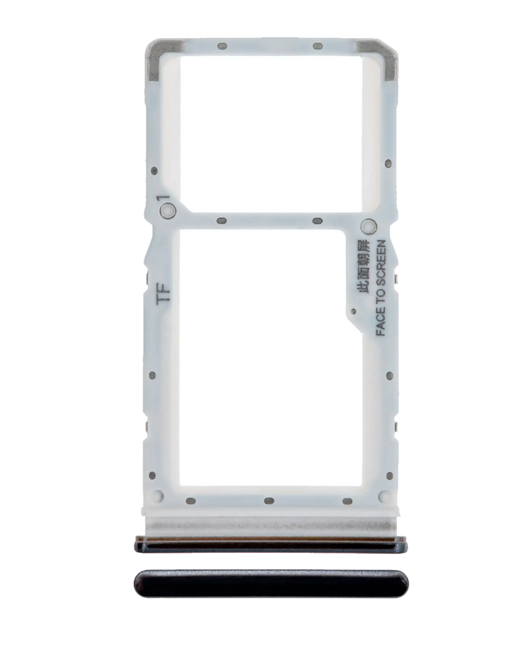 SIM Card Tray for Xiaomi Redmi Note 8 Pro (Black)