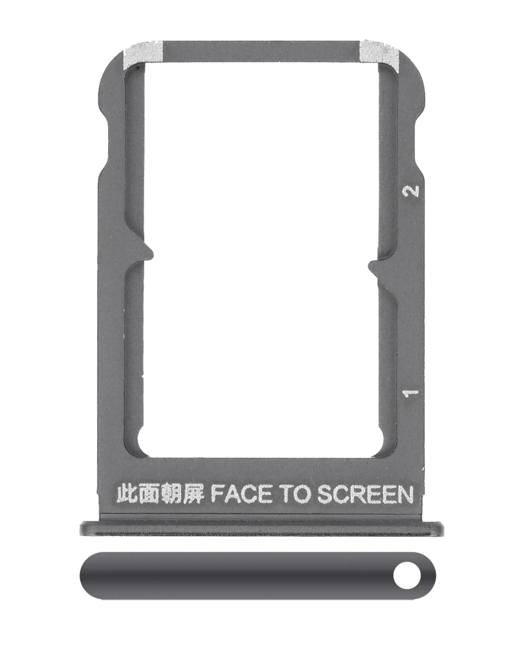 SIM Card Tray for Xiaomi Mi Mix 3 (Onyx Black)