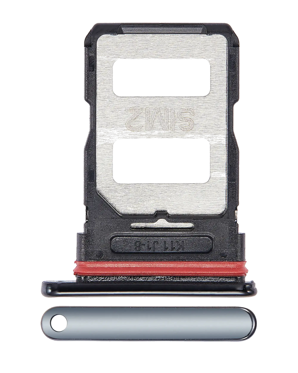 Dual-SIM-Kartenträger für Xiaomi Poco F3 / K40 (Schwarz)