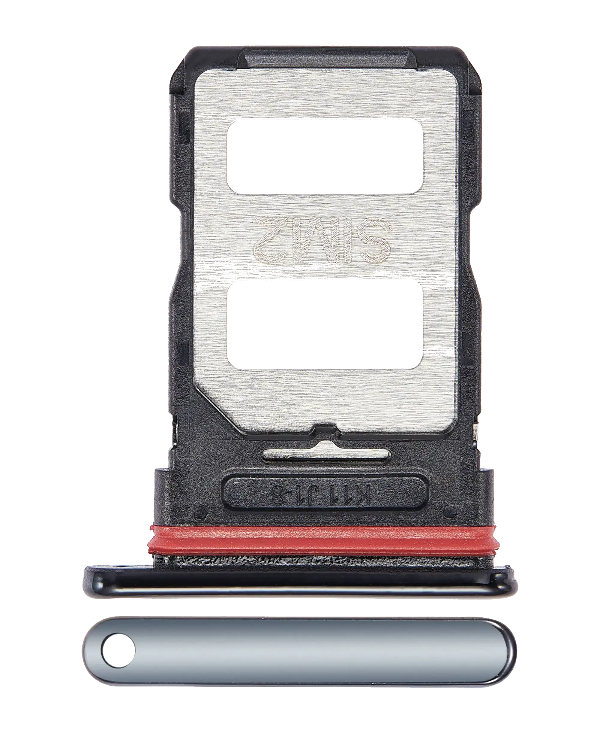 Dual-SIM-Kartenträger für Xiaomi Poco F3 / K40 (Schwarz)