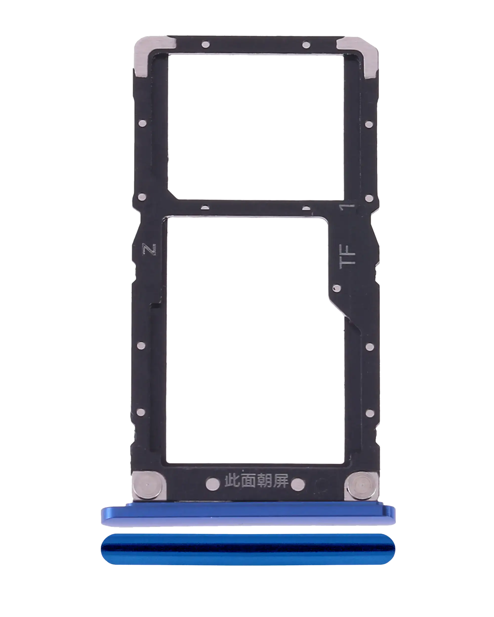 Dual SIM Card Tray for Xiaomi Mi 8 Lite (Aurora Blue)
