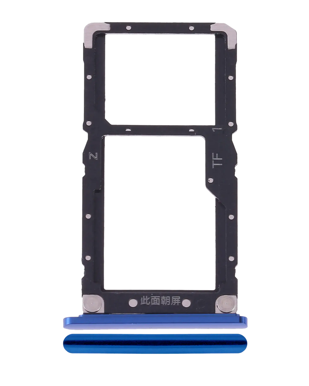Dual SIM Card Tray for Xiaomi Mi 8 Lite (Aurora Blue)
